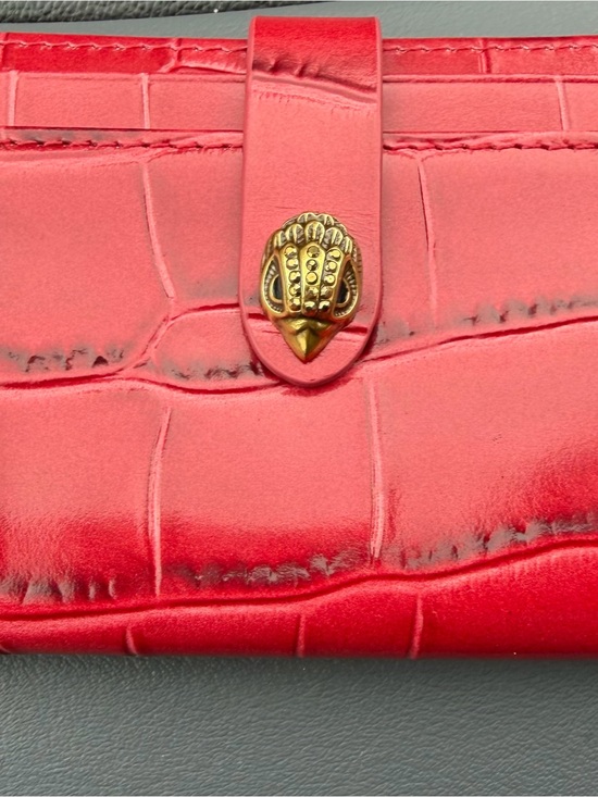 Handbags - Red Kurt Geiger Women's Wallet with Gold Accent